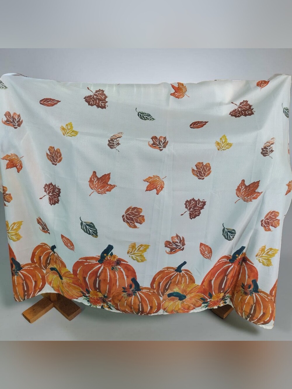 Pumpkin Patch Shower Curtain Fall Autumn Outer Sheet Bathroom Decor